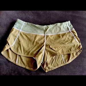Lululemon speed shorts